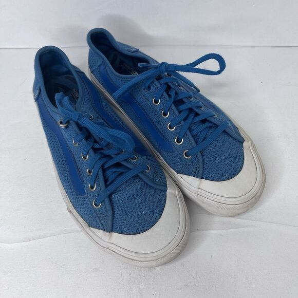 Vans Positive Vibes Warriors Blue Mesh Ultracush Skate Shoes Womens Size 7.5 - Picture 1 of 16